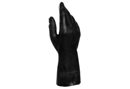 Mapa UltraNeo 401 Black Natural Latex, Polychloroprene Chemical Resistant Work Gloves, Size 10 [34401150]; 440-151