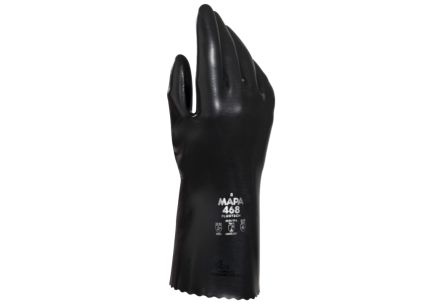 Mapa FluoTech 468 Black Fluoroelastomer Abrasion Resistant, Cut Resistant, General Purpose, Puncture Resistant, Tear [34468000]; 440-239