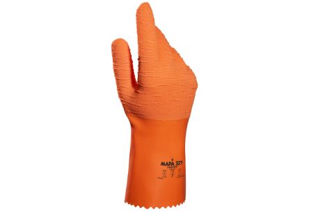 Mapa Harpon 321 Orange Natural Latex Abrasion Resistant, Cut Resistant, General Purpose, Puncture Resistant, Tear [34321007]; 440-249