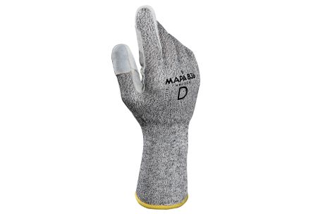 Mapa KryTech 836 Grey, Yellow HDPE Abrasion Resistant, Cut Resistant, General Purpose, Puncture Resistant, Tear [34836007]; 440-351