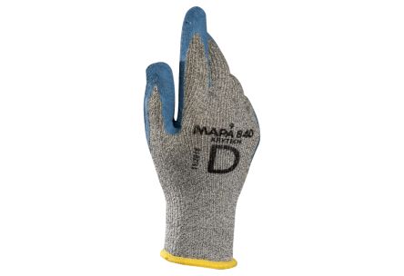Mapa KryTech 840 Black, Grey Nitrile Foam Abrasion Resistant, Cut Resistant, General Purpose, Puncture Resistant, Tear [34840027]; 440-364
