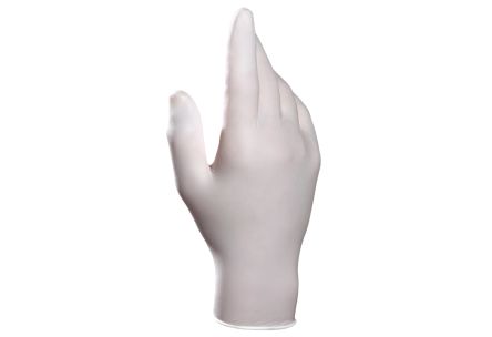Mapa Solo 987 White Nitrile Disposable Gloves, Size 6, 100Pairs per Pack [34987046]; 440-371