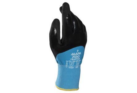 Mapa TempIce 700 Black, Blue Nitrile Abrasion Resistant, Cut Resistant, General Purpose, Puncture Resistant, Tear [34700017]; 440-393