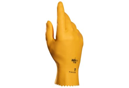 Mapa Titan 375 Yellow Nitrile Abrasion Resistant, Cut Resistant, General Purpose, Puncture Resistant, Tear Resistant [34375017]; 440-407