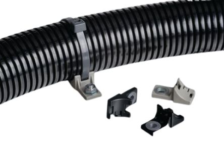 HellermannTyton Cable Tie, 200mm x 4.6 mm, Black Nylon, Pk-500 [156-00410]; 440-567