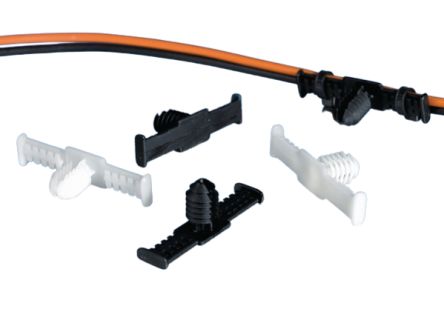 HellermannTyton Black Nylon Grouping clip [102-68365]; 440-608