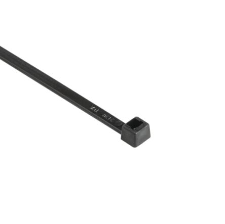 HellermannTyton Cable Tie, 202mm x 4.6 mm, Black Nylon, Pk-100 [112-05060]; 440-630