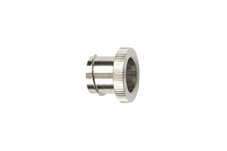 HellermannTyton End Insert, Conduit Fitting, 32mm Nominal Size, Nickel Plated Brass, Metal [166-32705]; 440-648