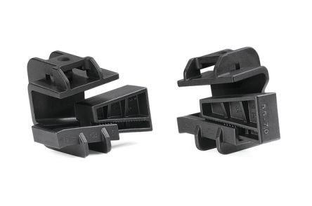 HellermannTyton Black Cable Clamp 28.6 mm x 46.2mm [151-00886]; 440-662