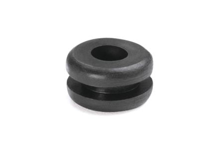 HellermannTyton HV1201 Black Polyvinylchloride 6.4mm Cable Grommet 633-02010 [633-02010]; 440-757