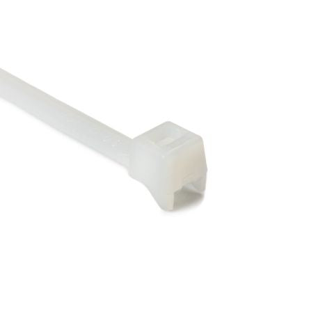HellermannTyton Cable Tie, 203.2mm x 4.7 mm, Natural Nylon, Pk-100 [112-52104]; 440-796