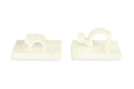 HellermannTyton Black Nylon Sticker clip, 13mm Max. Bundle [151-00121]; 440-819