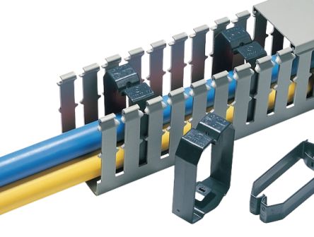 HellermannTyton PC/ABS Cable Trunking Accessory, 54 x 20 x 95mm, HTWD-BWR [181-50690]; 440-835