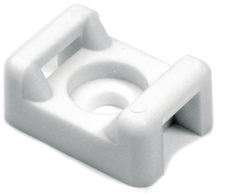 HellermannTyton White Cable Tie Mount 15.5 mm x 21.8mm, 7.9mm Max. Cable Tie Width [151-30504]; 440-856