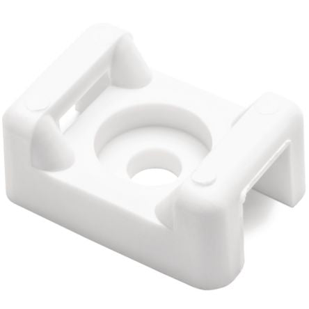HellermannTyton White Cable Tie Mount 15.8 mm x 21.8mm, 7.9mm Max. Cable Tie Width [151-30703]; 440-858