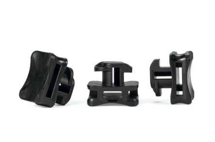 HellermannTyton Black Cable Tie Mount 22.5 mm x 17.5mm, 8mm Max. Cable Tie Width [151-03246]; 440-886