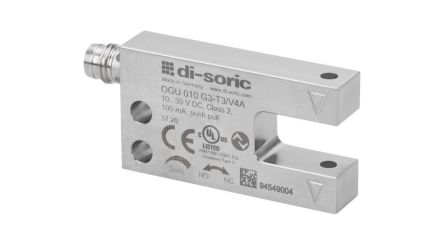 Di-Soric Optical Detection Infrared Sensor, Frame Sensor [OGU 010 G3-T3/V4A]; 441-190