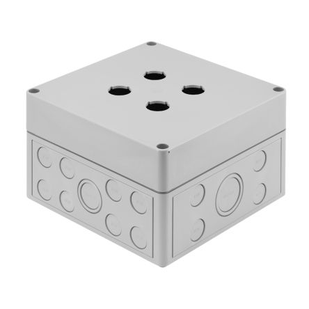 EAO 704.9 Series Grey Plastic General Purpose Enclosure, IP66, 180x182x110 [704.945.4]; 441-419
