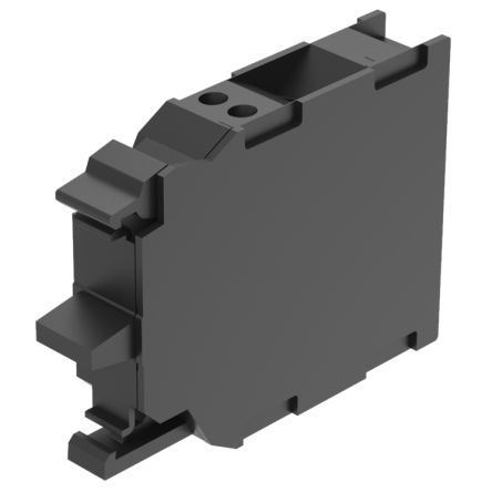 EAO Series 45 Series Push Button Switch, Slow Make, Front, 1 NC / 1 FS, 500, IP20, IP40 [45-316.1X10]; 441-485