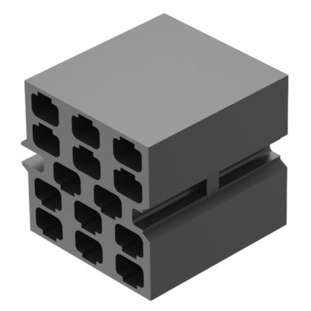 EAO Multi Plug Housing for Use with Push Button Labels [51-943.0]; 441-548