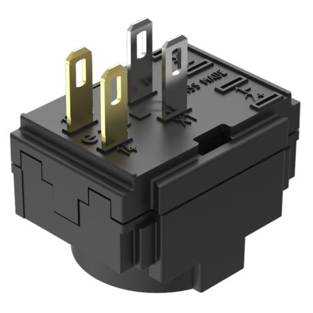 EAO Series 61 Series Illuminated Push Button Switch, Snap Action, Plug In, 1 NC, 250 [61-8440.22]; 441-657