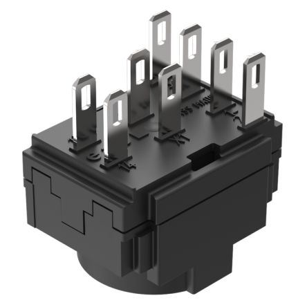 EAO Series 61 Series Illuminated Push Button Switch, Snap Action, Plug In, DPST, 150 [61-8460.12]; 441-659