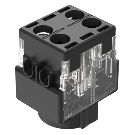 EAO Series 61 Series Push Button Switch, Slow Make, Screw Mount, DPST, 250, IP40 [61-8725.11]; 441-679