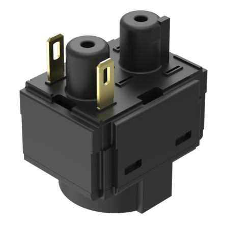 EAO Series 61 Series Push Button Switch, Slow Make, Plug In, 1 NC, 50 [61-8745.37]; 441-680