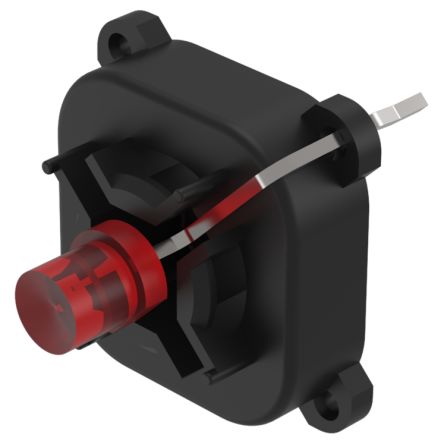 EAO 70-820.2S, Red PCB LED Indicator, Single LEDs, PCB 2 [70-820.2S]; 441-905