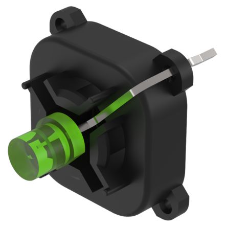 EAO 70-820.5S, Green PCB LED Indicator, Single LEDs, PCB 3 [70-820.5S]; 441-907