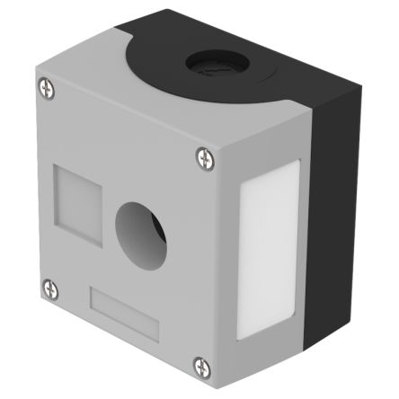 EAO 45-43 Series Grey Plastic General Purpose Enclosure, IP67, IP69K, 85 x 85 x 64 [45-430.1801]; 441-985