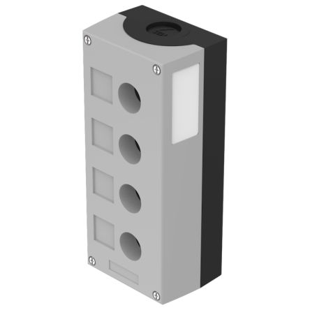 EAO 45-46 Series Grey Plastic General Purpose Enclosure, IP67, IP69K, 194 x 85 x 64 [45-460.1802]; 441-994