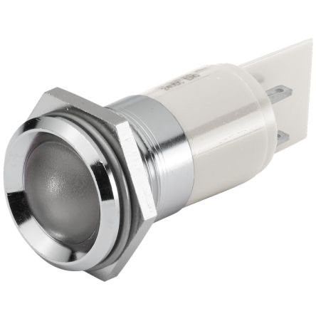 EAO 17-54 Series Green, Red, Yellow Panel Mount Indicator, 24, 22.3 Mounting Hole Size, Plug-In Termination, IP40, IP65 [17-540354]; 442-159