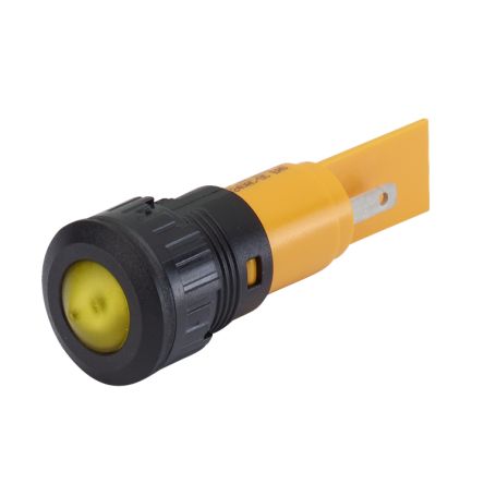 EAO 17-39 Series Yellow Panel Mount Indicator, 24, 16.2 Mounting Hole Size, Plug-In Termination, IP40, IP65 [17-391352Z]; 442-674