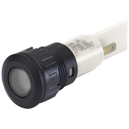EAO 17-41 Series White Panel Mount Indicator, 230, 16.2 Mounting Hole Size, Plug-In Termination, IP40, IP65 [17-41123WZ]; 442-686
