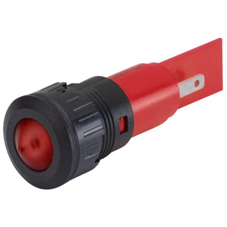 EAO 17-42 Series Red Panel Mount Indicator, 230, 16.2 Mounting Hole Size, Plug-In Termination, IP40, IP65 [17-421230Z]; 442-688