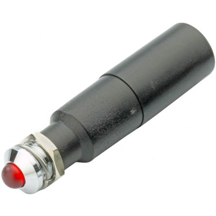 EAO 17-51 Series Red Panel Mount Indicator, 230, 8 Mounting Hole Size, Plug-In Termination, IP40, IP65 [17-510430]; 442-691