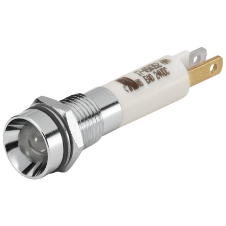 EAO 17-13 Series Green, Red Panel Mount Indicator, 24, 8 Mounting Hole Size, Plug-In Termination, IP40, IP65 [17-130354]; 442-809
