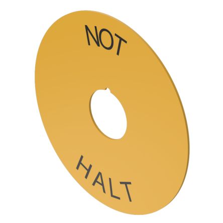EAO Legend Plate for Use with Push Button Labels [704.963.3]; 443-026