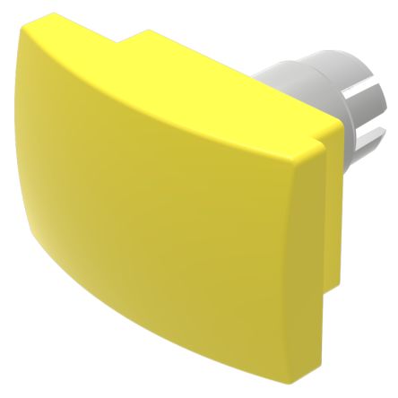 EAO Yellow Push Button Cap for Use with Use Only Flush Front Bezel, 35 x 23 [22-930.4]; 443-103