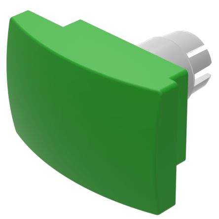 EAO Green Push Button Cap for Use with Use Only Flush Front Bezel, 35 x 23 [22-930.5]; 443-105
