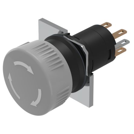 EAO Pushbutton Actuator for Use with Switching Devices [51-253.0228]; 443-345