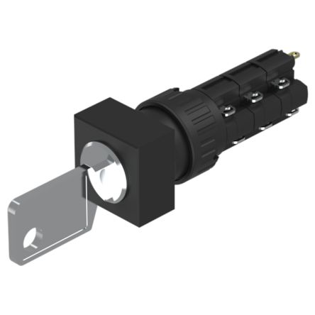 EAO Pushbutton Actuator for Use with Switching Devices [51-257.025D2F]; 443-370