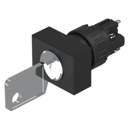 EAO Pushbutton Actuator for Use with Switching Devices [51-195.025D2F]; 443-631