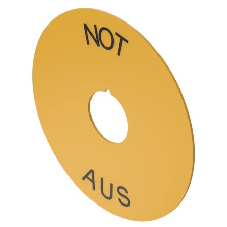EAO Legend Plate for Use with Push Button Labels [61-9970.1]; 443-667