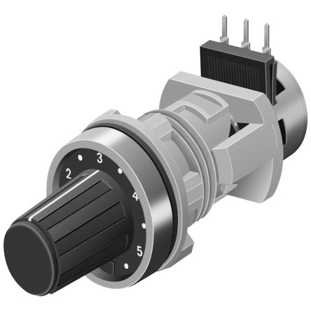 EAO Pushbutton Actuator for Use with Switching Devices [44-745.60-10K1]; 444-001