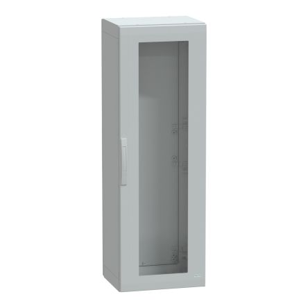 Schneider Electric PanelSeT Series Fibreglass Reinforced Polyester Single-Door-Door Floor Standing Enclosure, Plain [NSYPLA1554TG]; 444-128