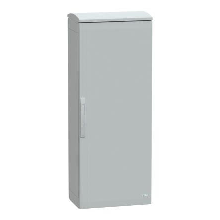 Schneider Electric PanelSeT Series Fibreglass Reinforced Polyester Single-Door-Door Floor Standing Enclosure, Plain [NSYPLAT1253G]; 444-129