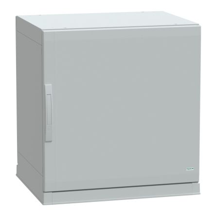 Schneider Electric PanelSeT Series Fibreglass Reinforced Polyester Single-Door-Door Floor Standing Enclosure, Plain [NSYPLAZ776G]; 444-366