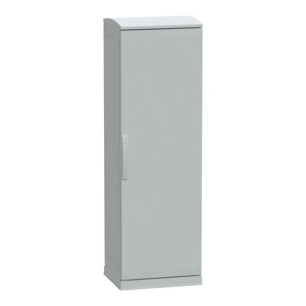 Schneider Electric PanelSeT Series Fibreglass Reinforced Polyester Single-Door-Door Floor Standing Enclosure, Plain [NSYPLAZT1554G]; 444-367